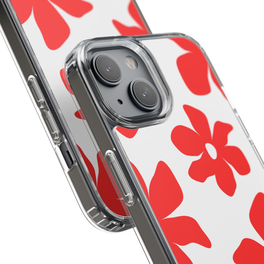 Abstract Floral Pattern Clear Case