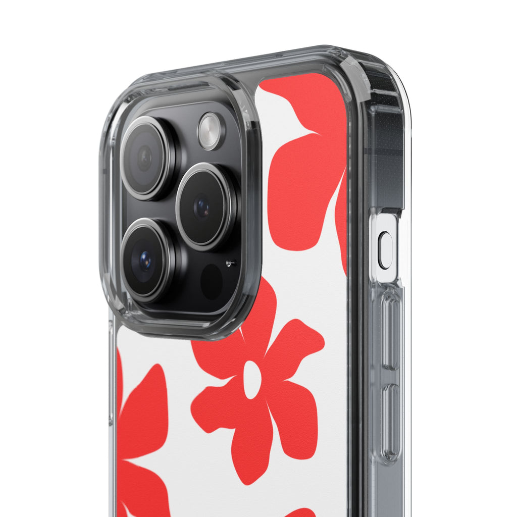 Abstract Floral Pattern Clear Case