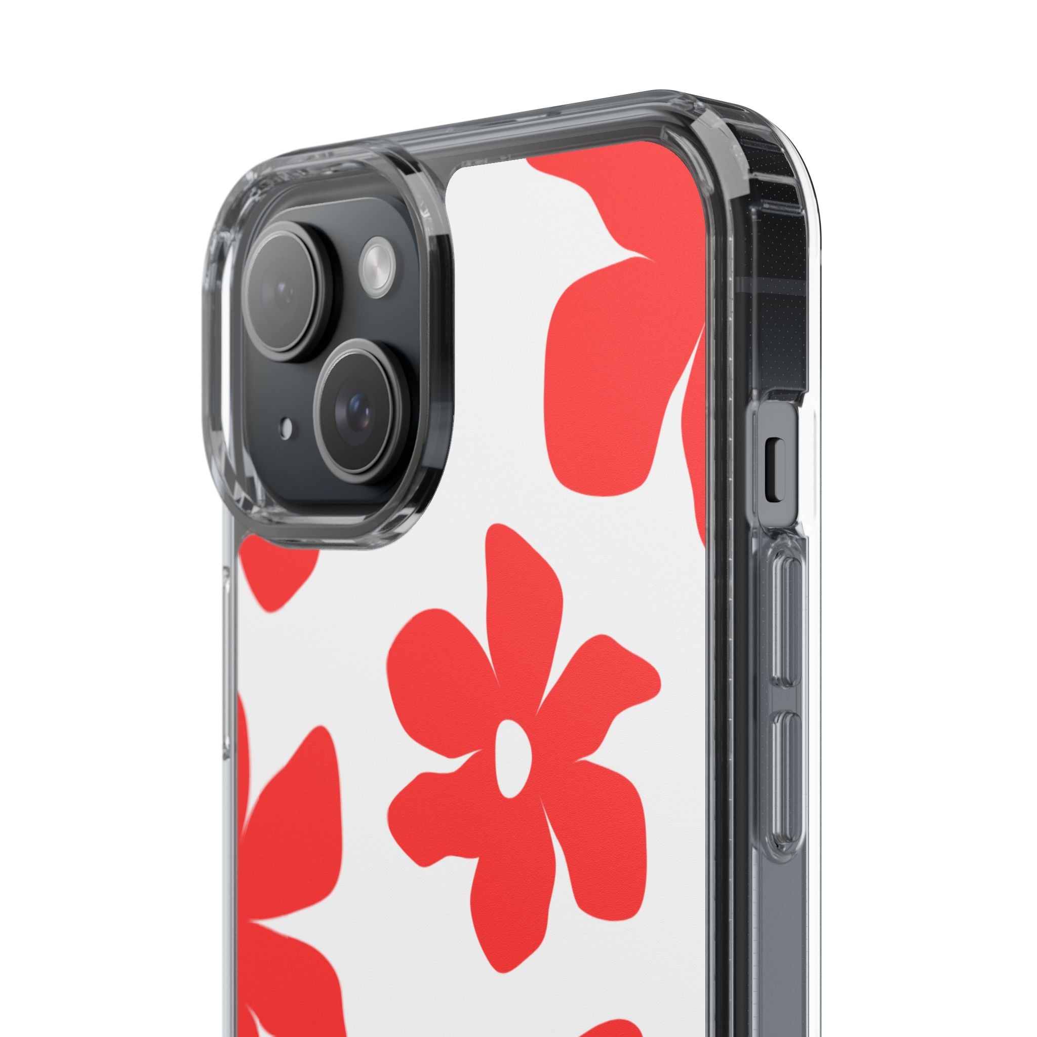 Abstract Floral Pattern Clear Case