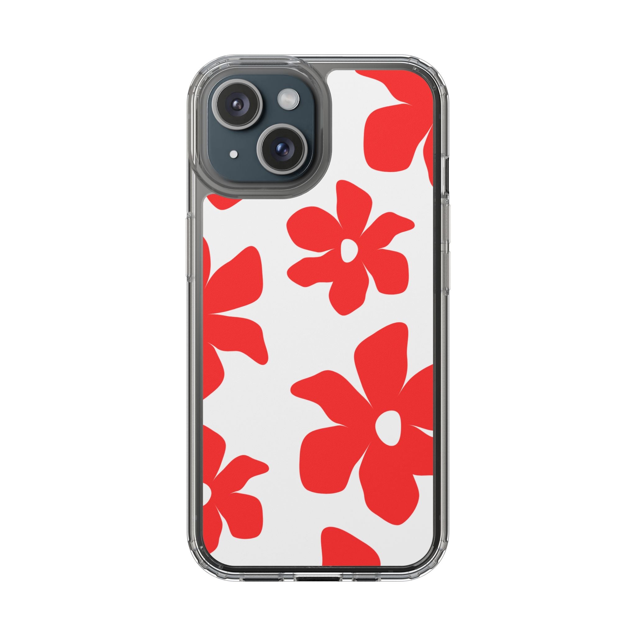 Abstract Floral Pattern Clear Case
