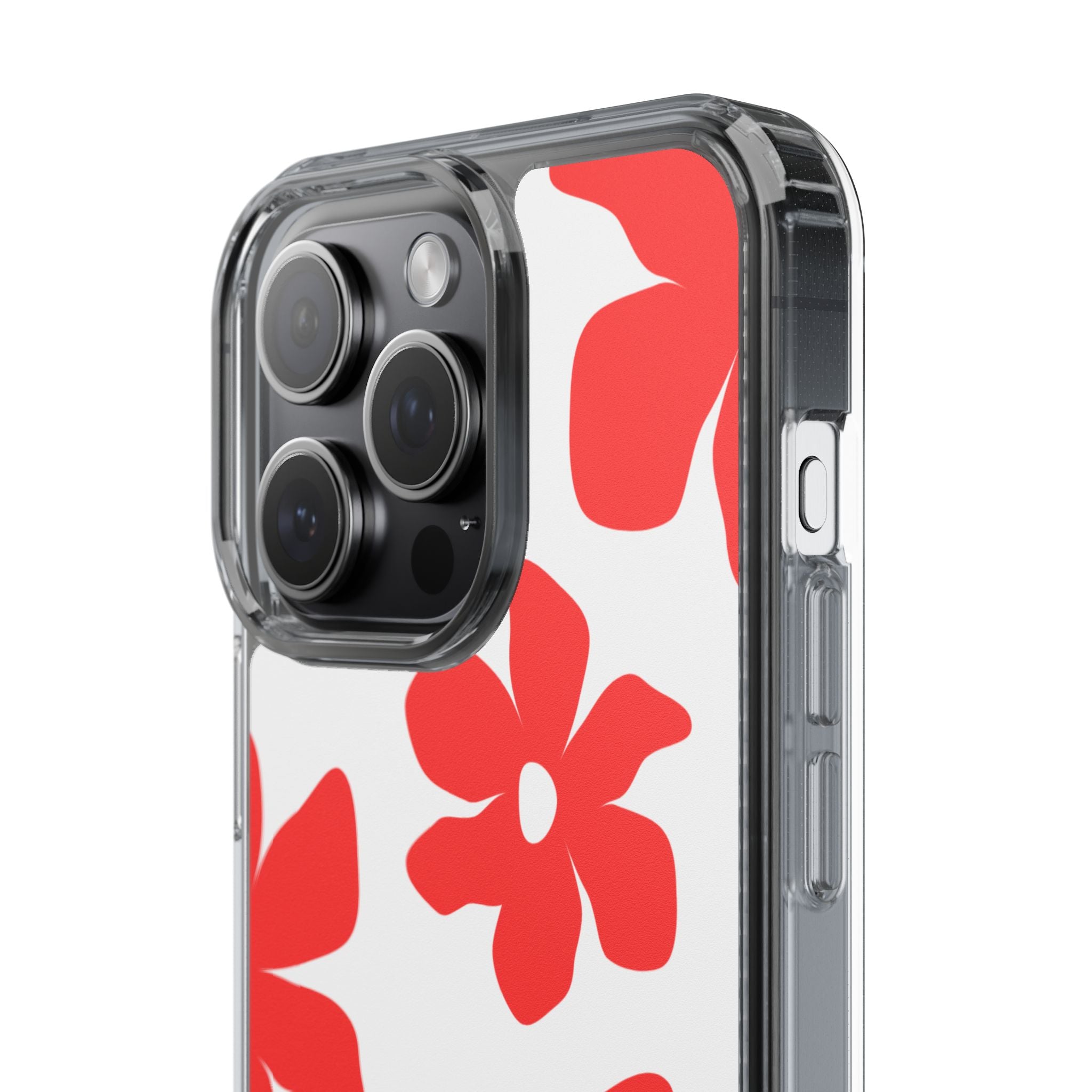 Abstract Floral Pattern Clear Case