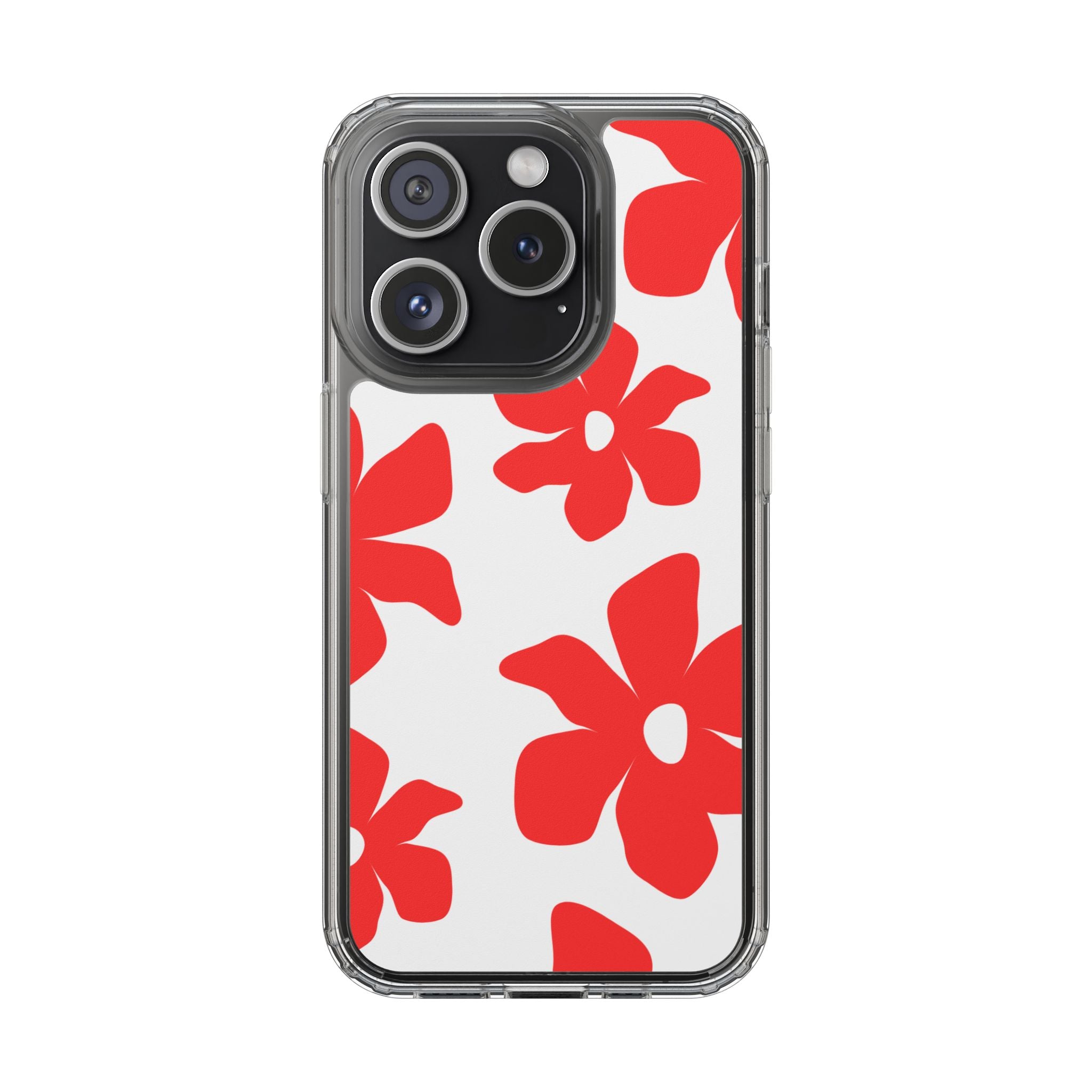 Abstract Floral Pattern Clear Case