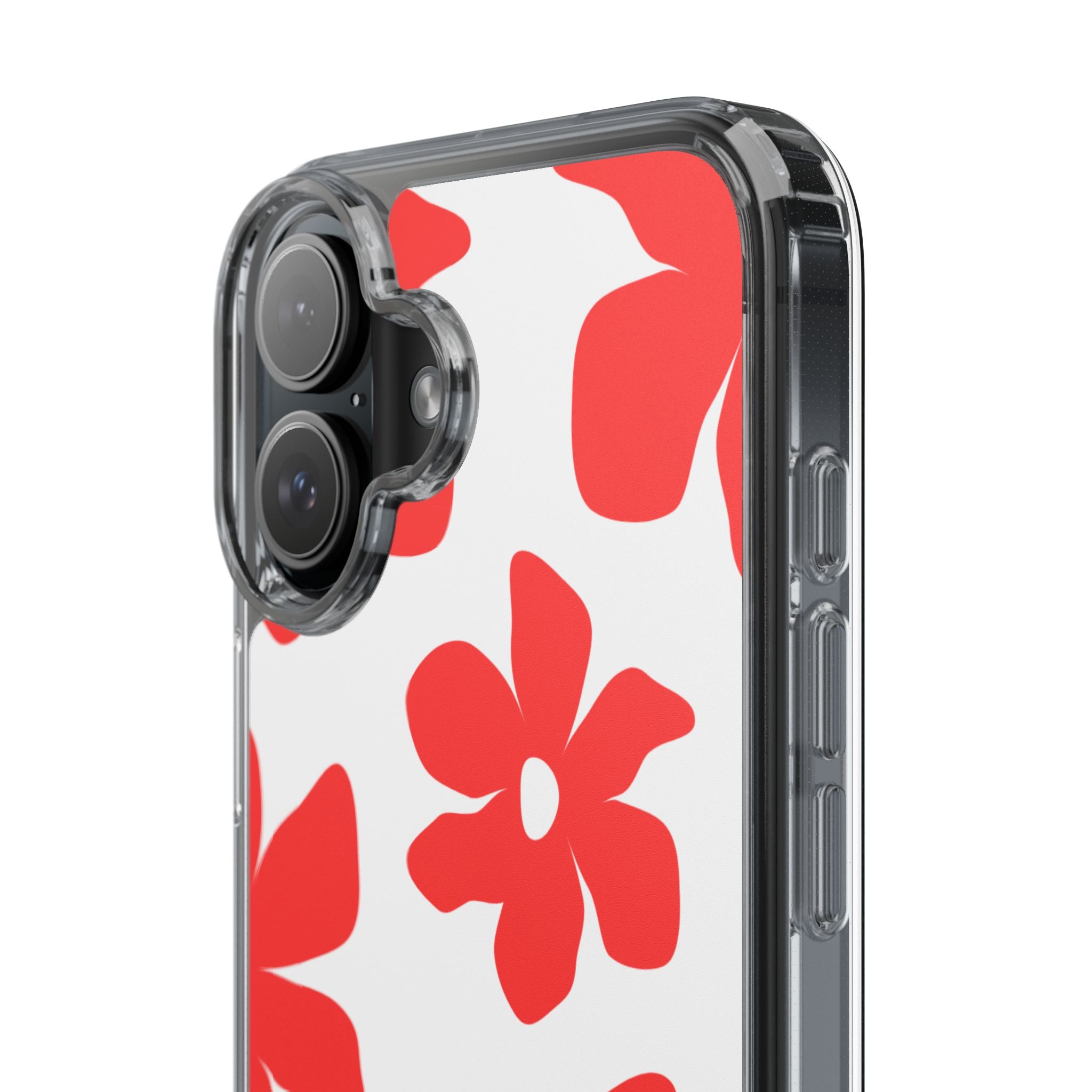 Abstract Floral Pattern Clear Case