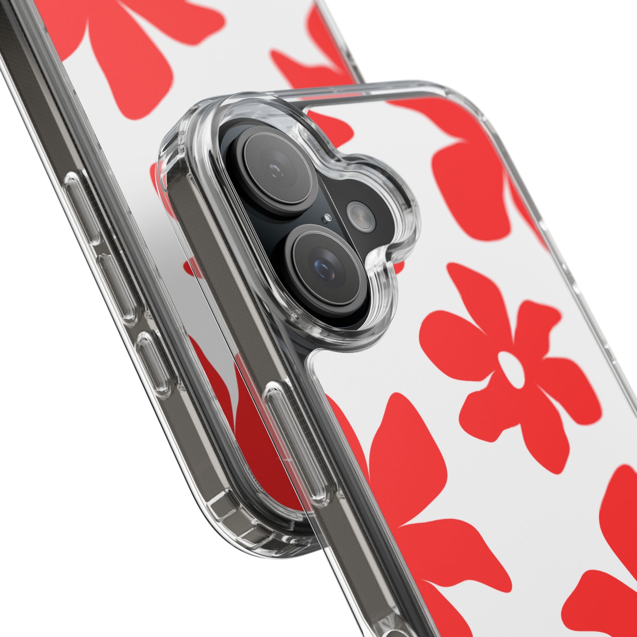 Abstract Floral Pattern Clear Case