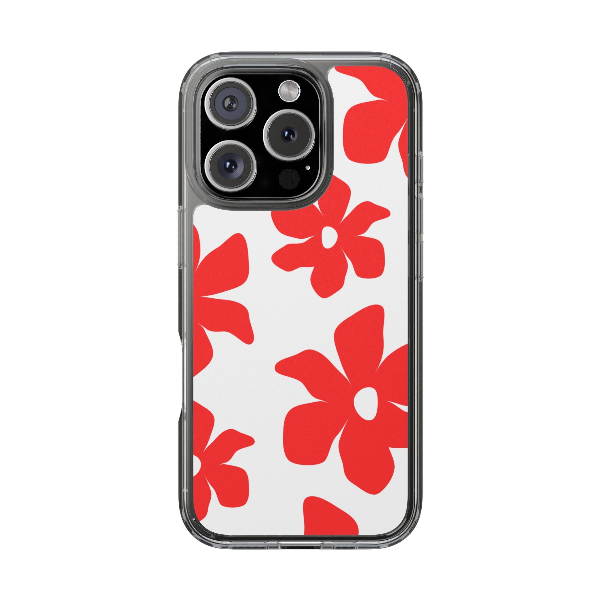 Abstract Floral Pattern Clear Case