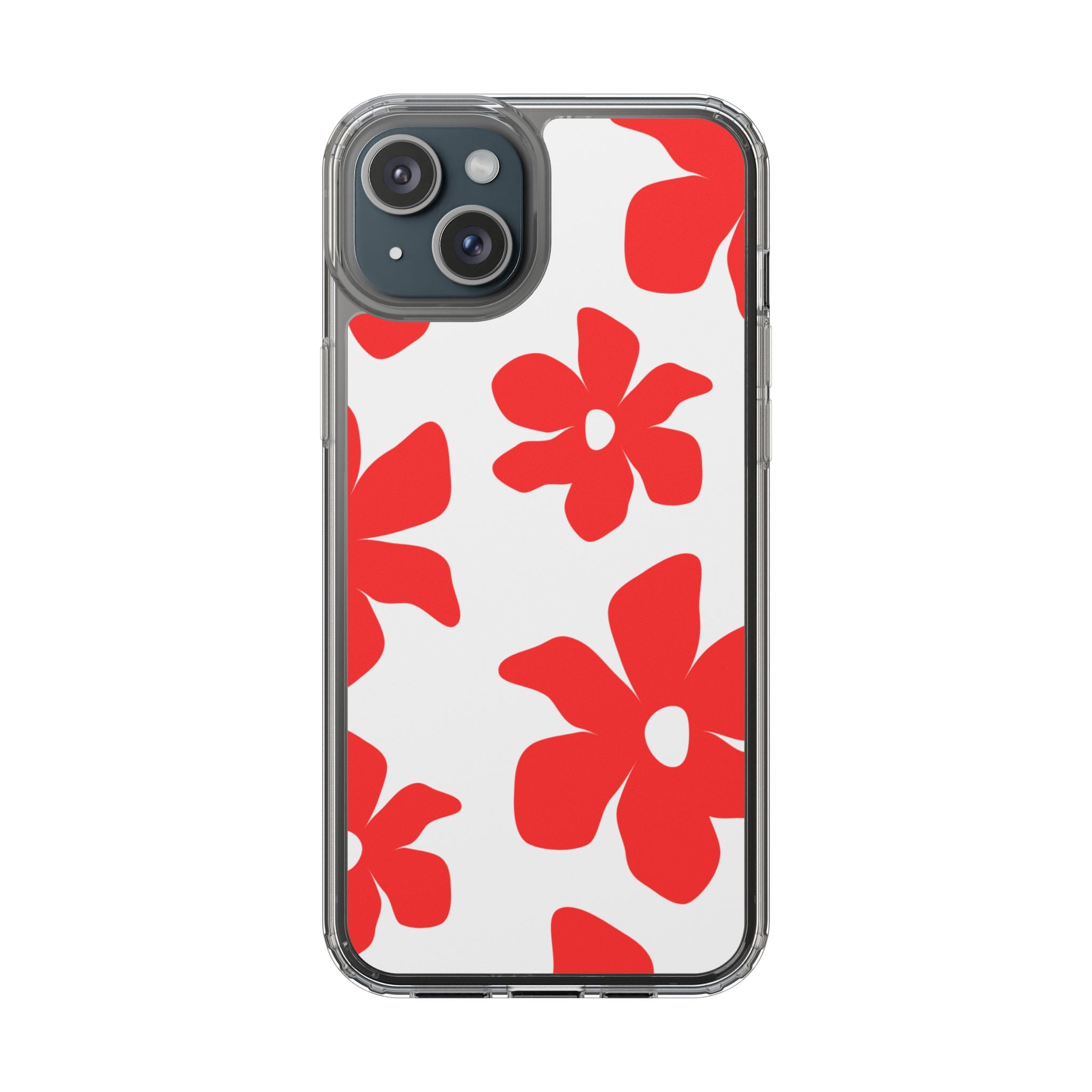 Abstract Floral Pattern Clear Case