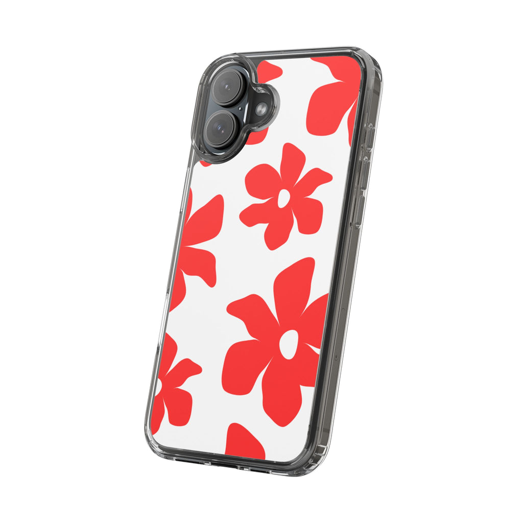 Abstract Floral Pattern Clear Case