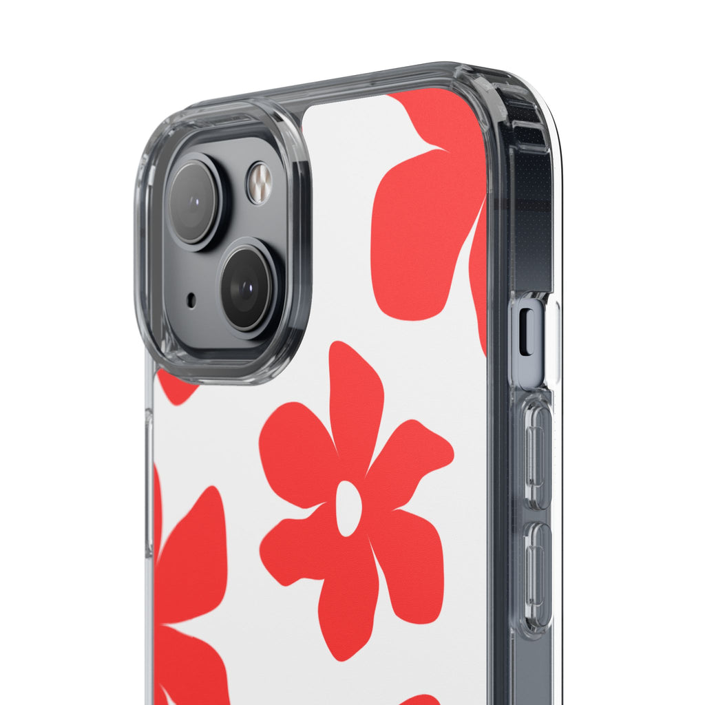 Abstract Floral Pattern Clear Case