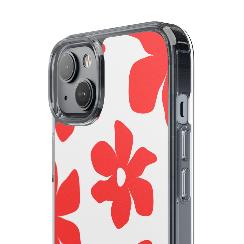 Abstract Floral Pattern Clear Case