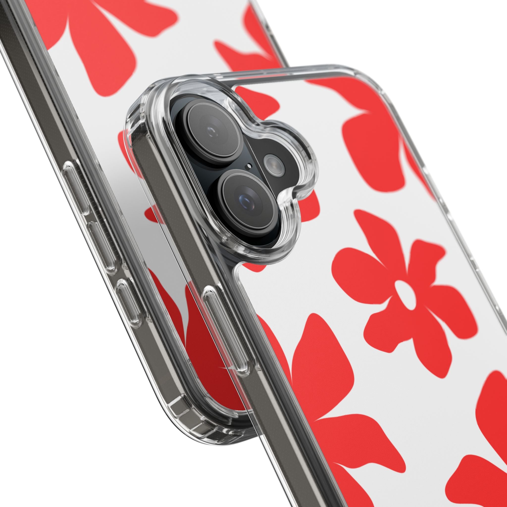 Abstract Floral Pattern Clear Case