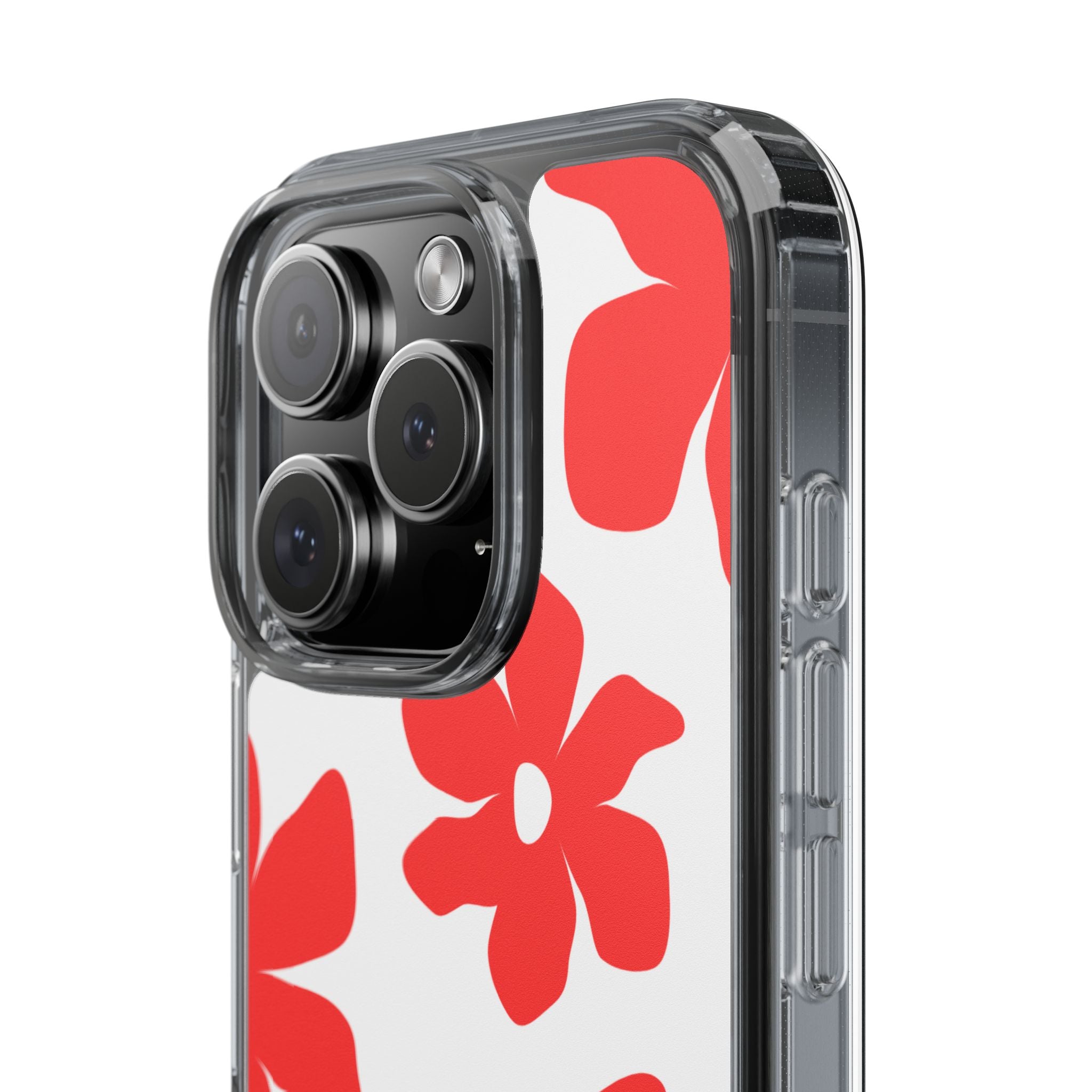 Abstract Floral Pattern Clear Case