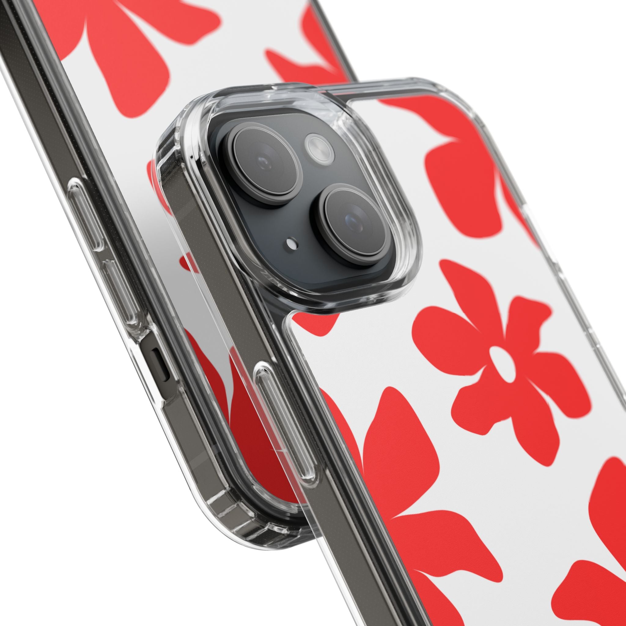 Abstract Floral Pattern Clear Case