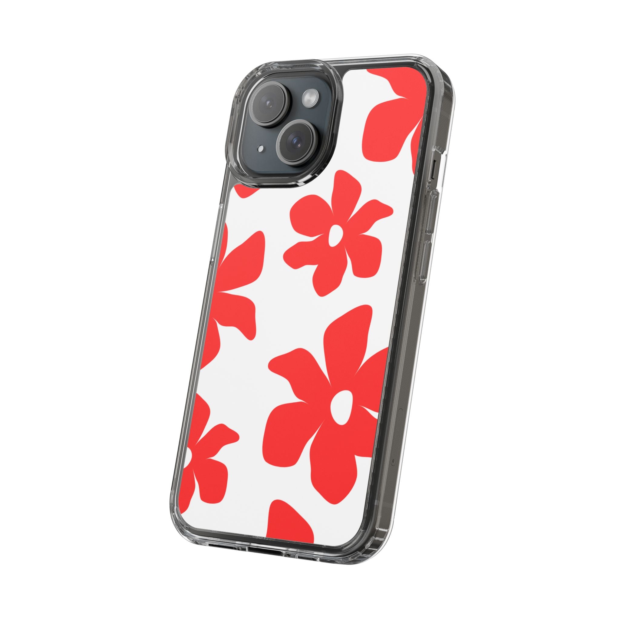 Abstract Floral Pattern Clear Case