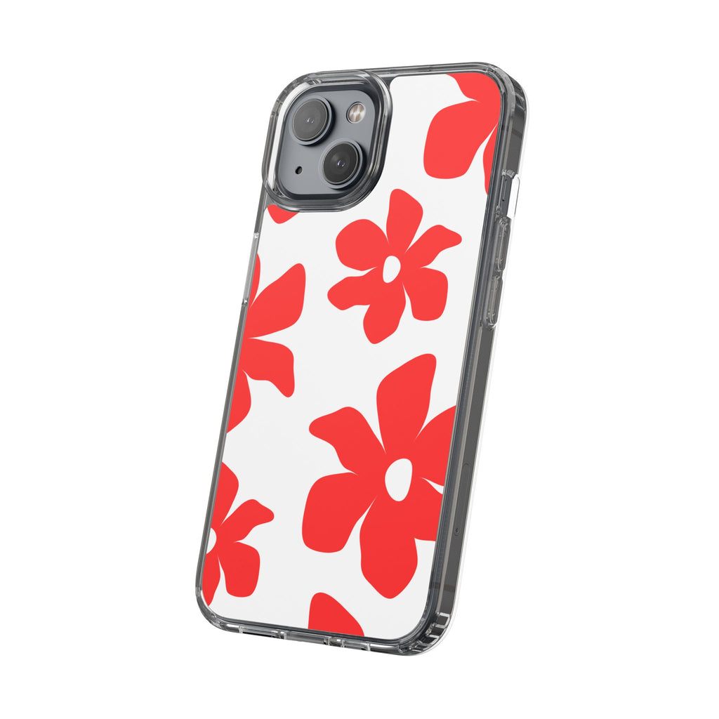 Abstract Floral Pattern Clear Case