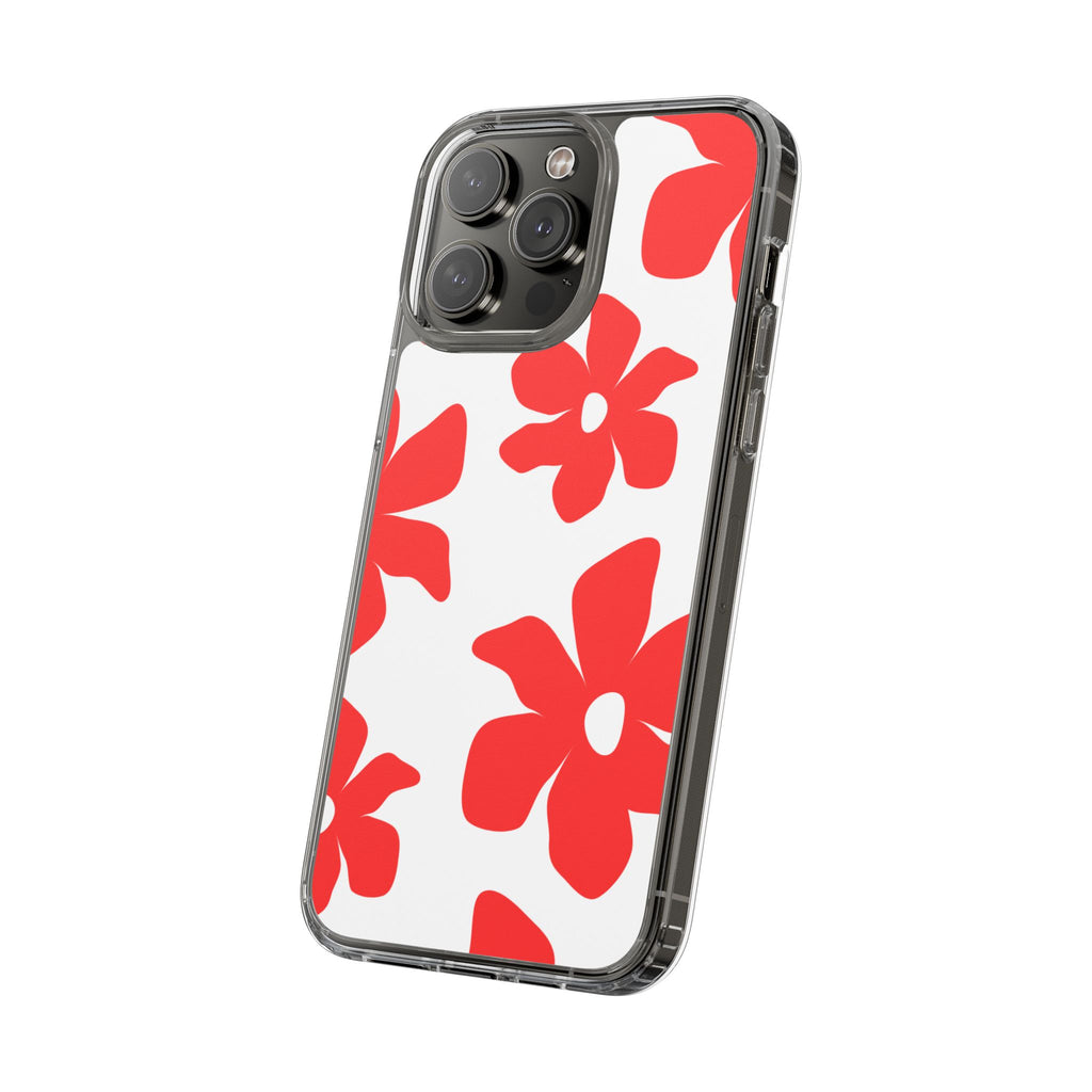 Abstract Floral Pattern Clear Case