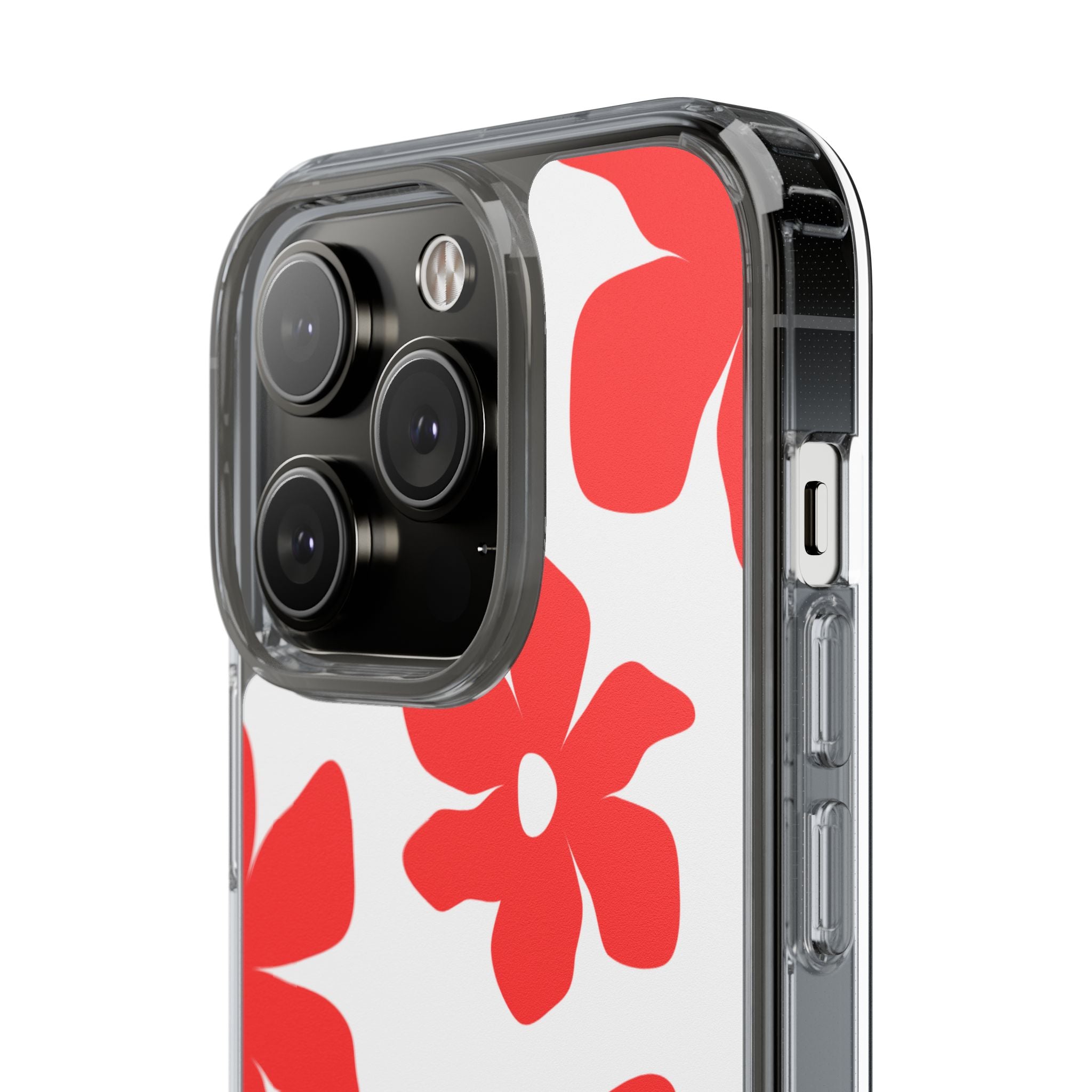 Abstract Floral Pattern Clear Case