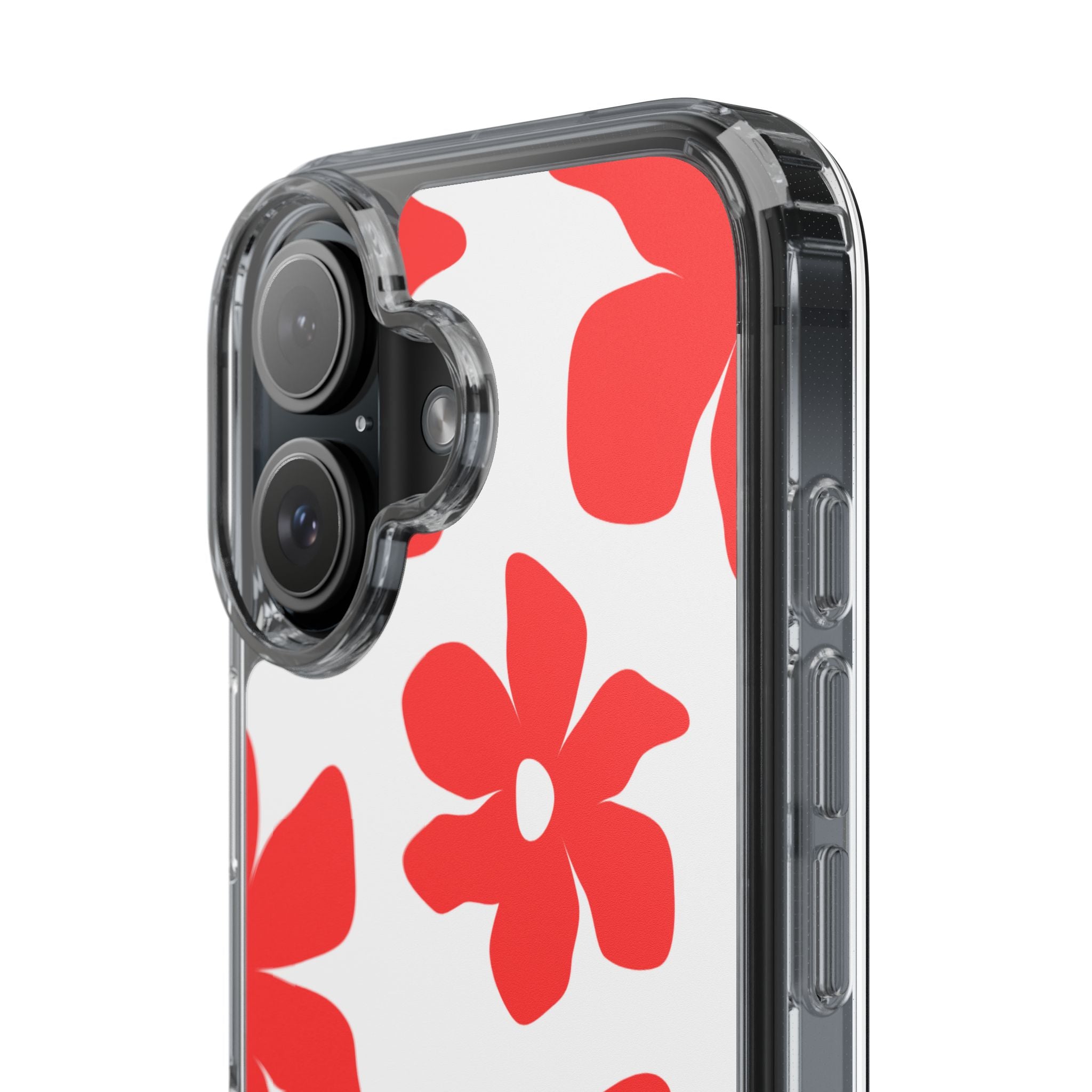 Abstract Floral Pattern Clear Case