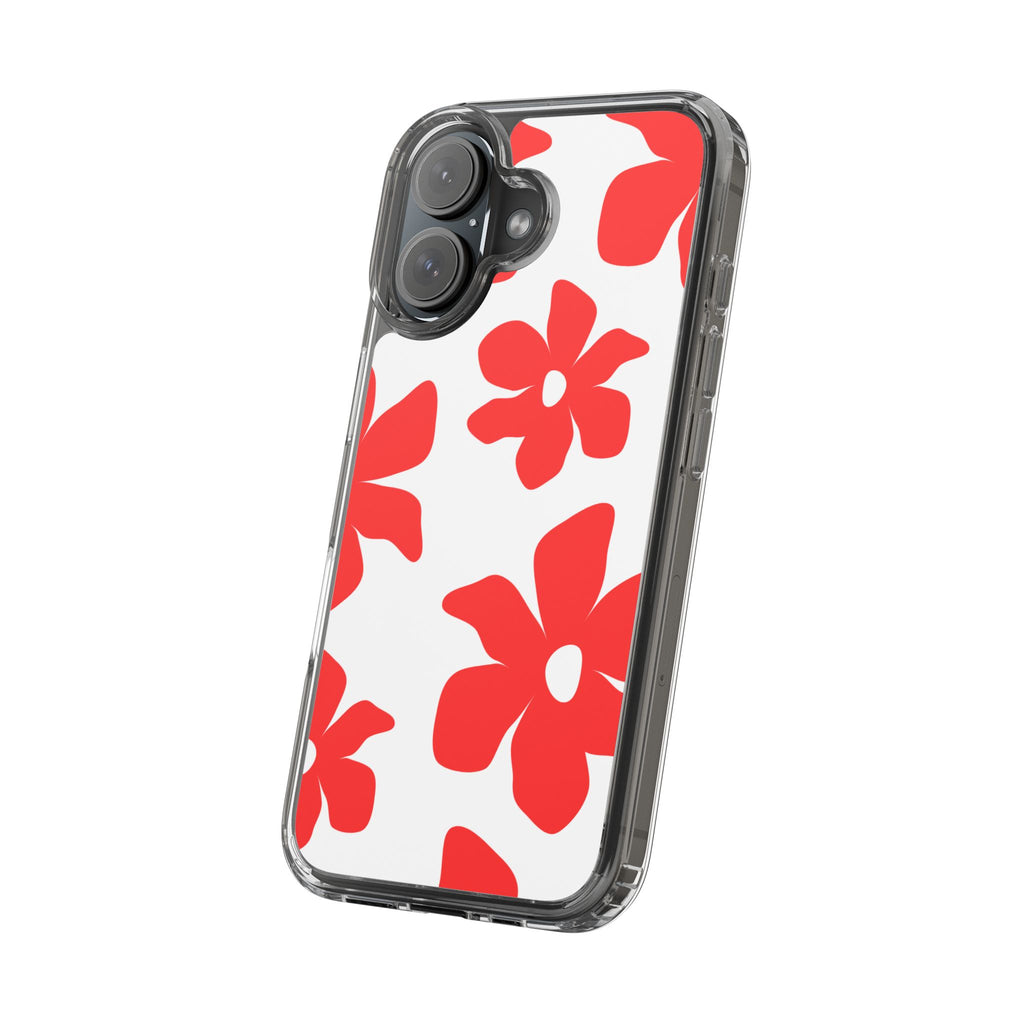 Abstract Floral Pattern Clear Case