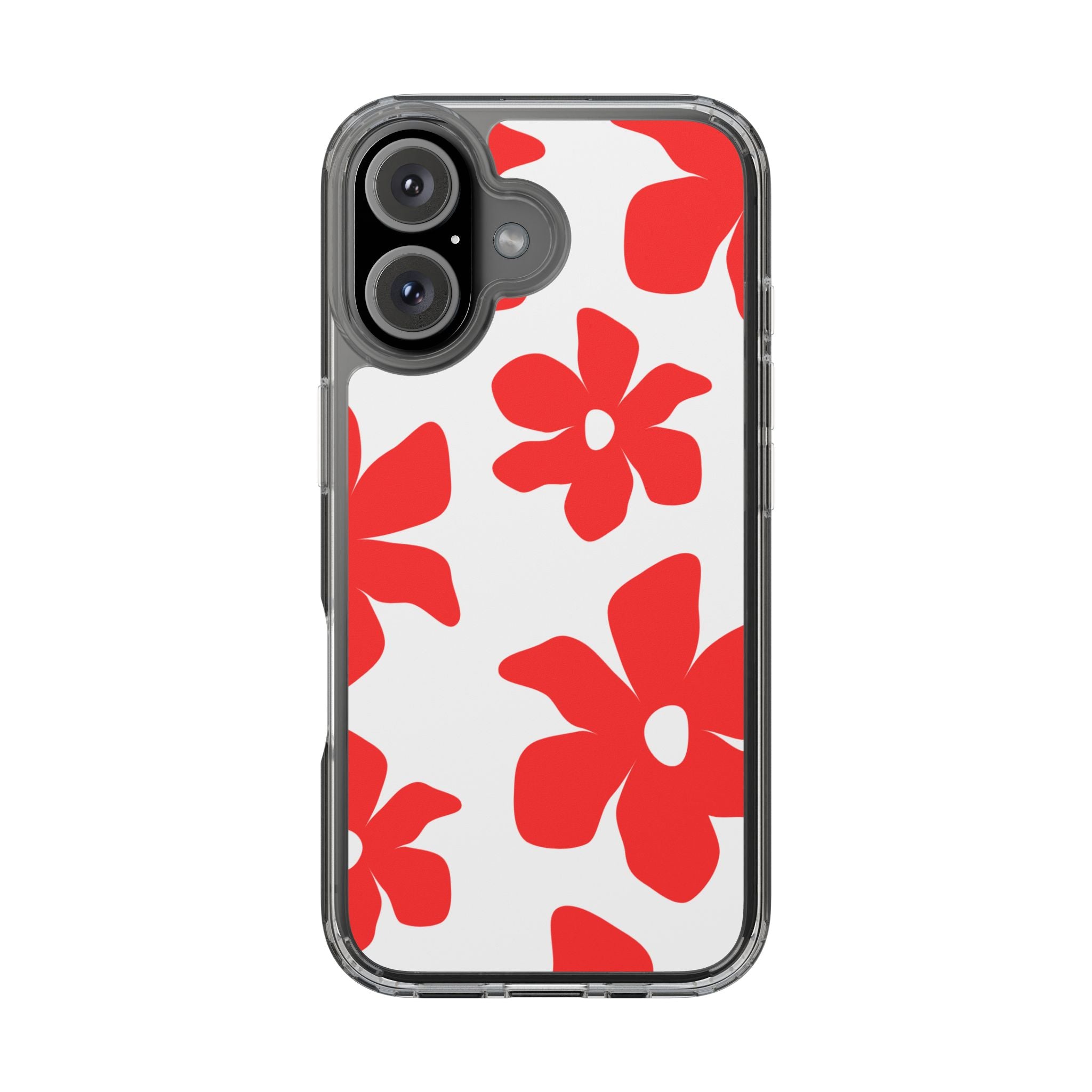 Abstract Floral Pattern Clear Case