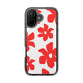 Abstract Floral Pattern Clear Case
