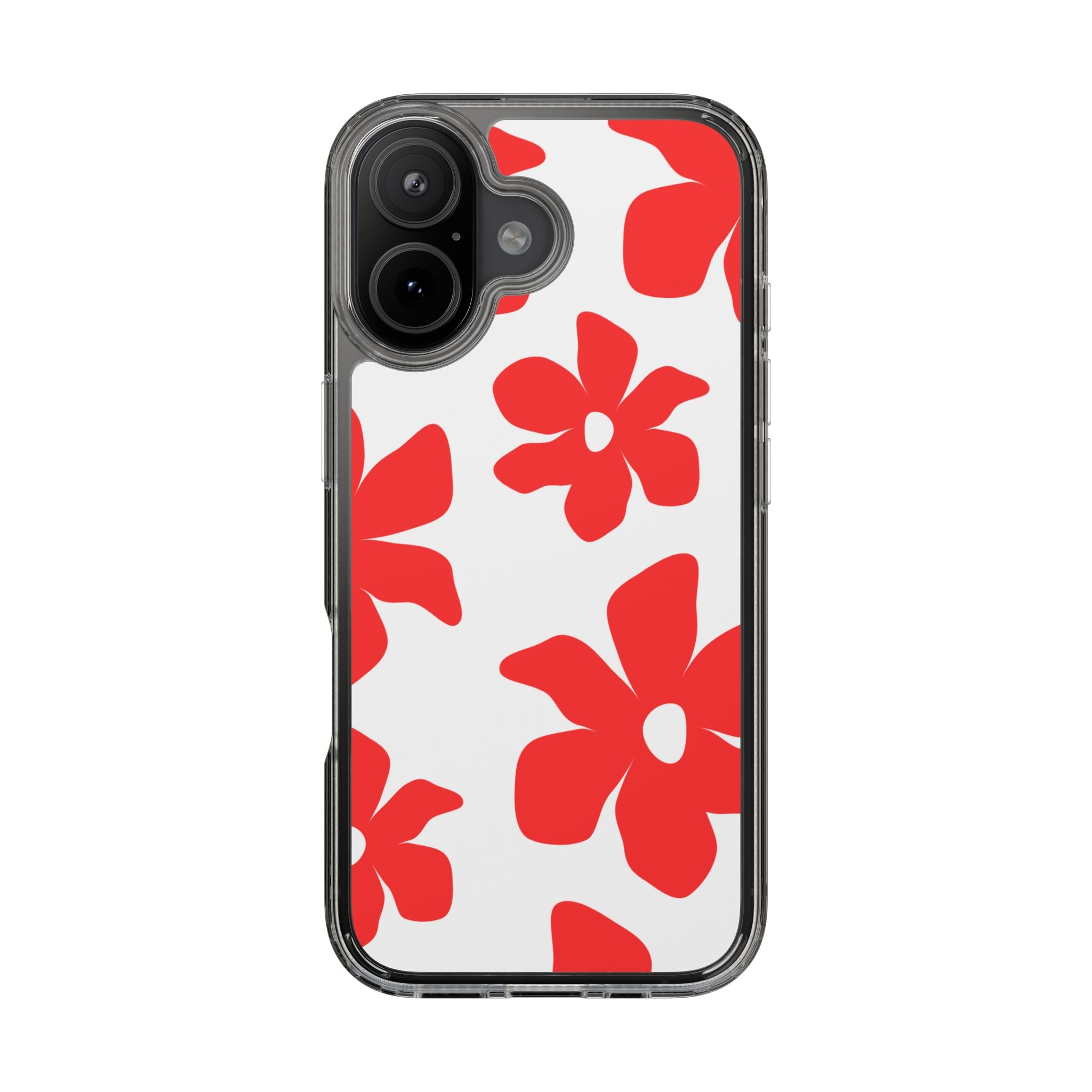 Abstract Floral Pattern Clear Case
